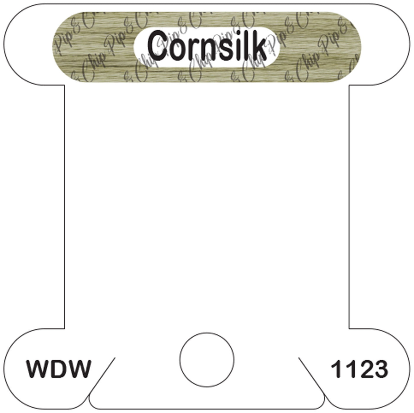 WDW Cornsilk acrylic bobbin
