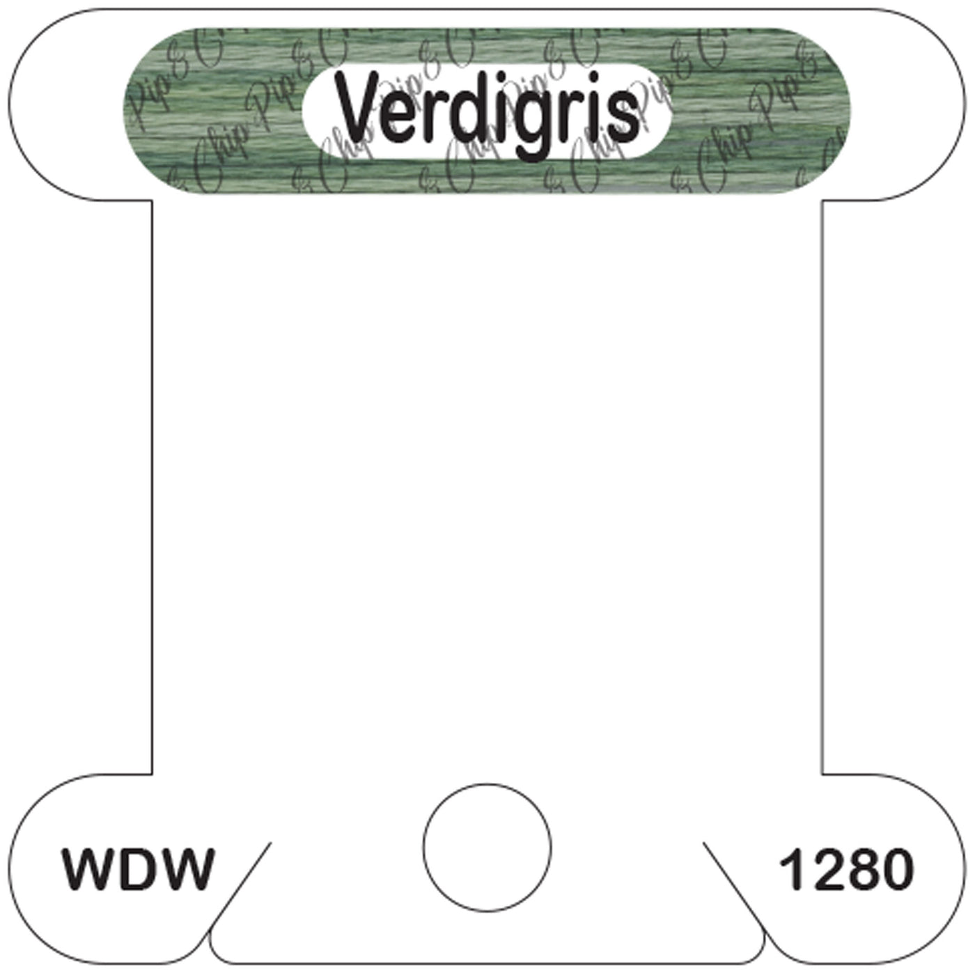 WDW Verdigris acrylic bobbin
