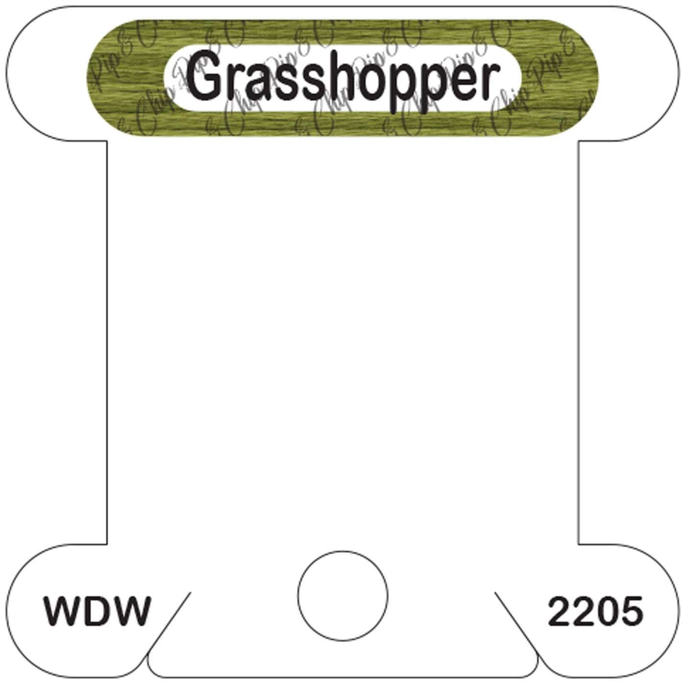WDW Grasshopper acrylic bobbin