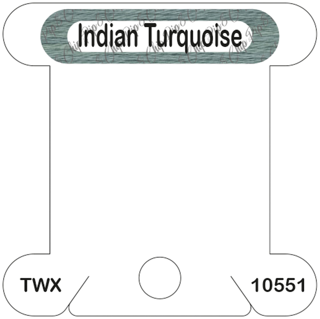 ThreadworX Indian Turquoise acrylic bobbin