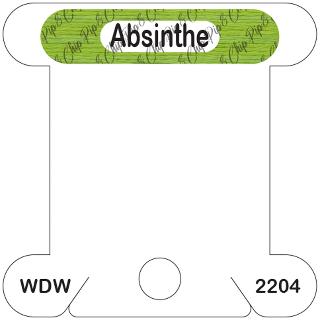 WDW Absinthe acrylic bobbin