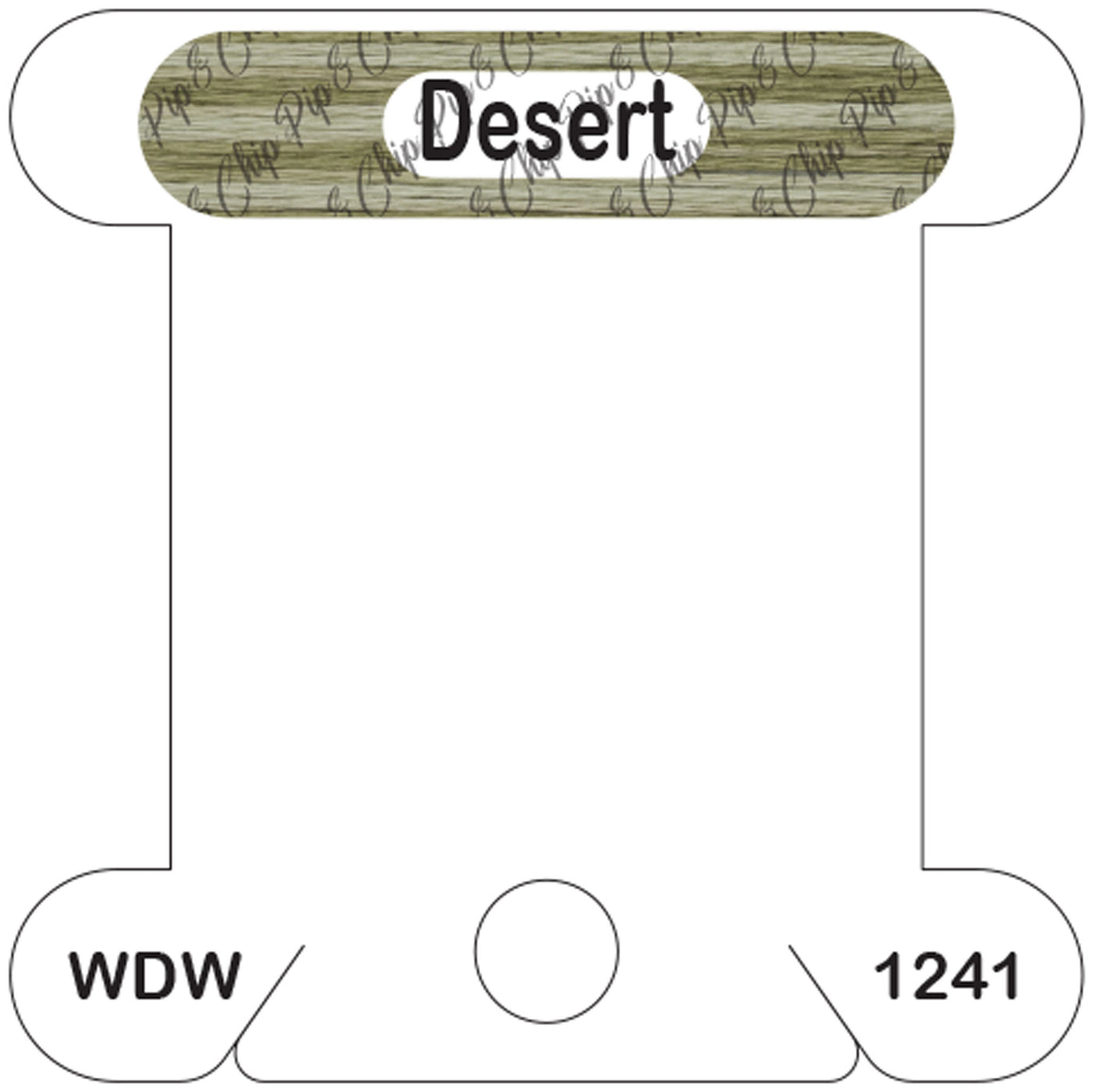 WDW Desert acrylic bobbin