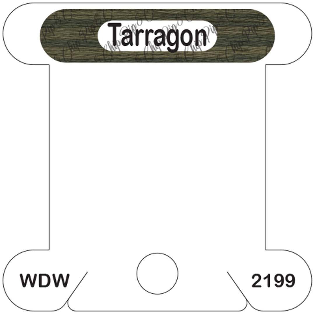 WDW Tarragon acrylic bobbin