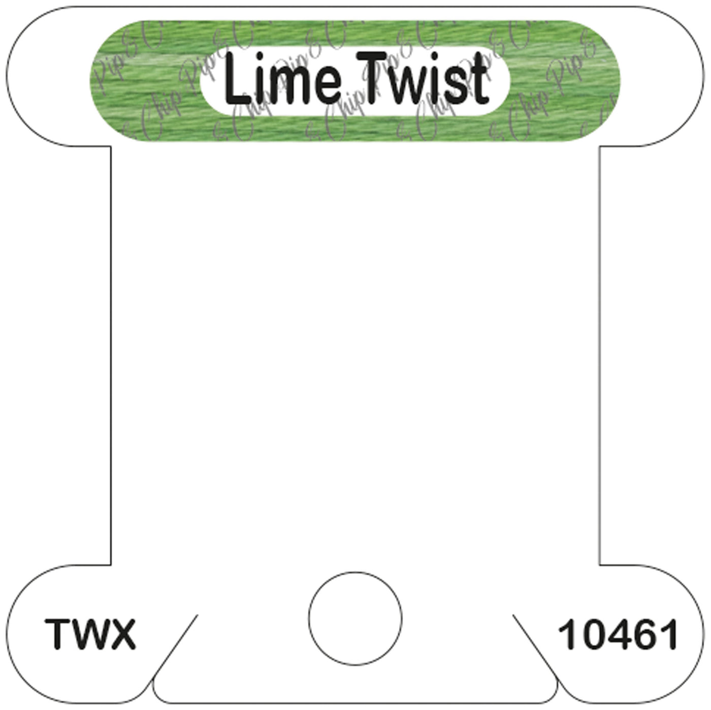 ThreadworX Lime Twist acrylic bobbin