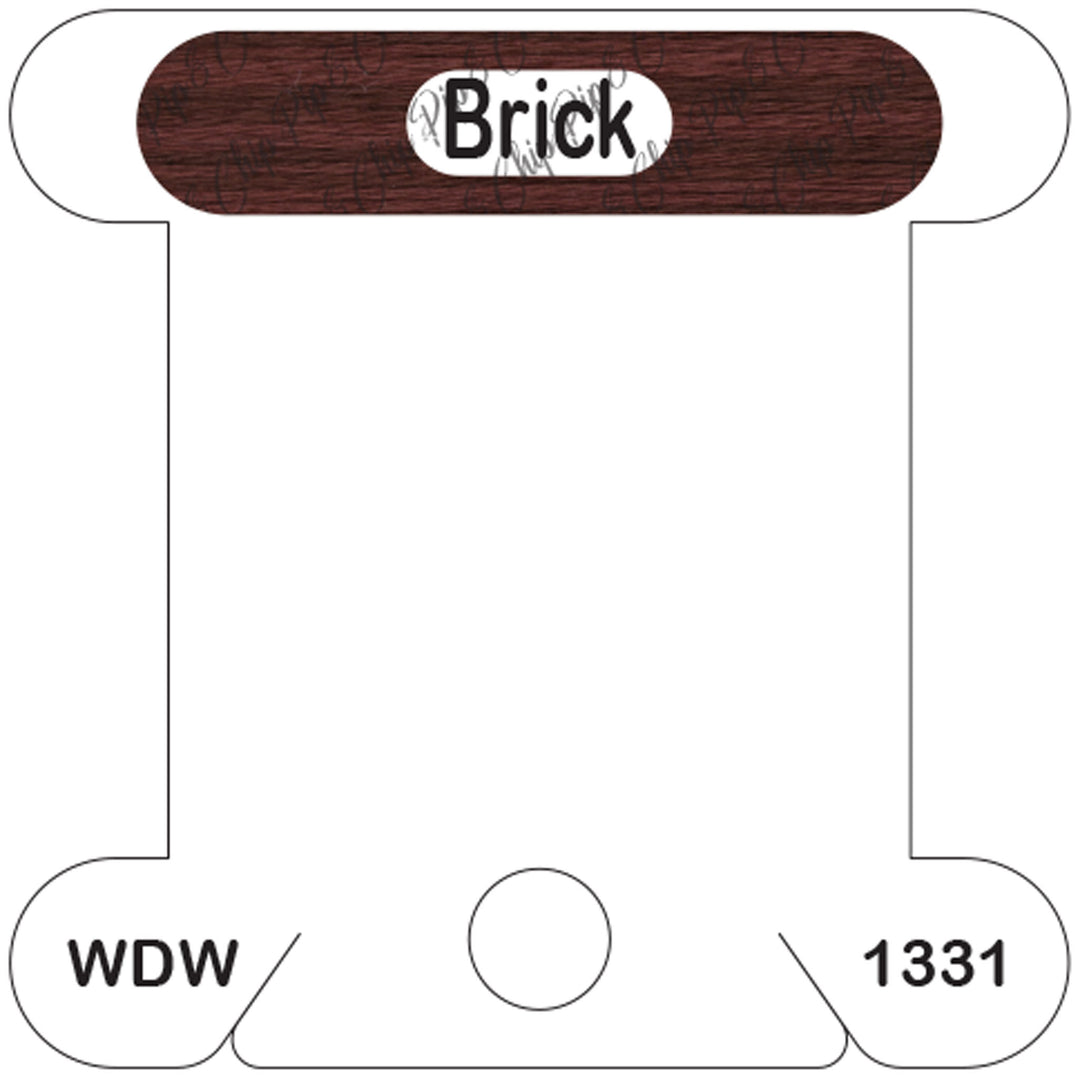 WDW Brick acrylic bobbin