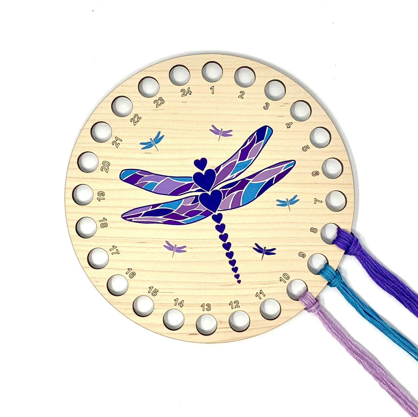 Dragonfly thread holder floss holder cross stitch organisation
