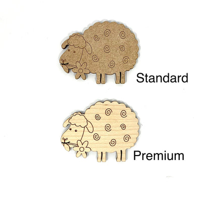 Premium Sheep bobbins (set of 12) thread holders floss keeper cross stitch embroidery thread storage