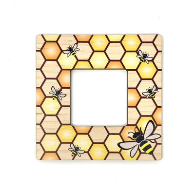 Bee Magnetic Window Pattern Marker for Cross Stitch