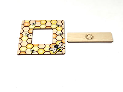 Bee Magnetic Window Pattern Marker for Cross Stitch