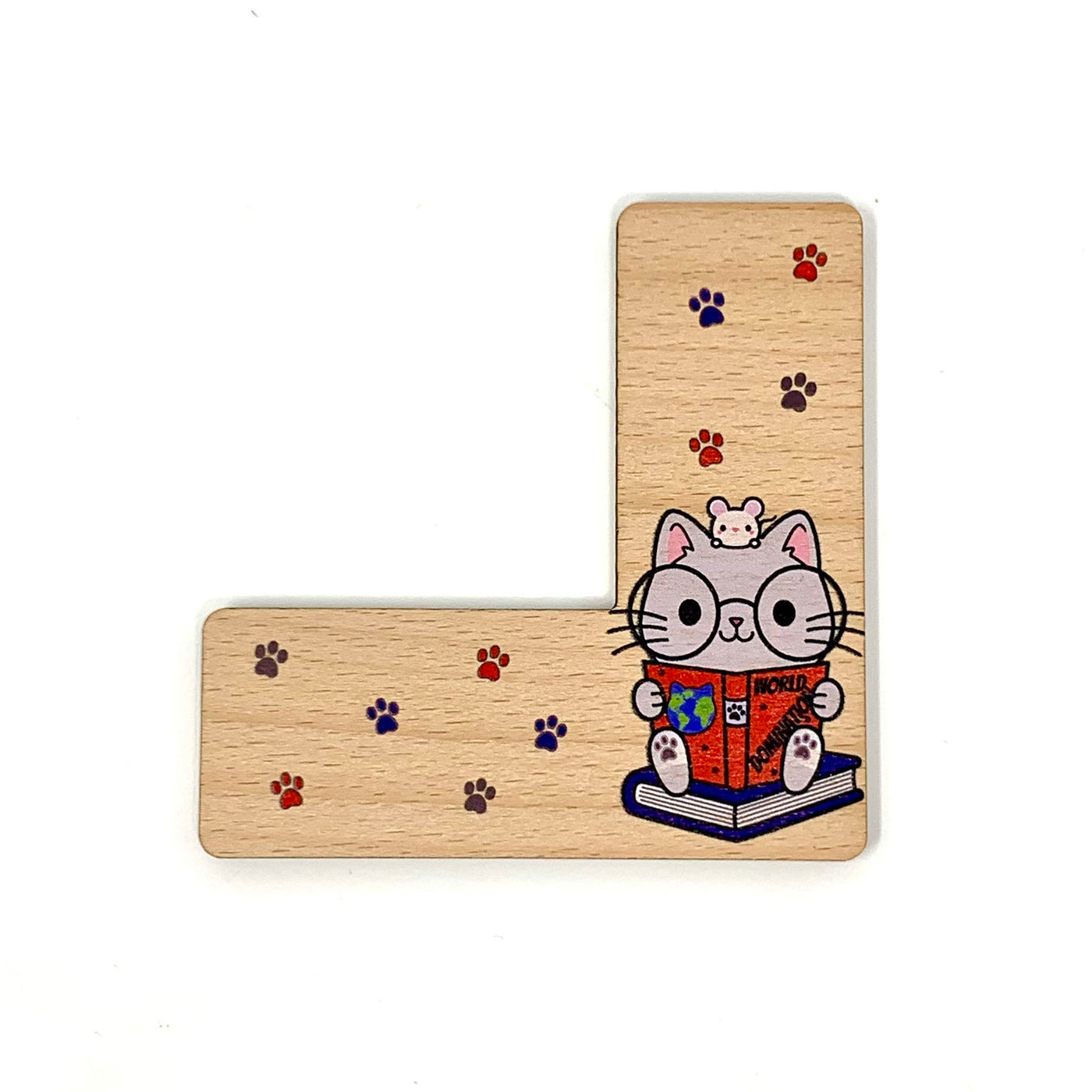 Nerdy cat pattern marker window Cross Stitch and embroidery tool magnetic needle minder