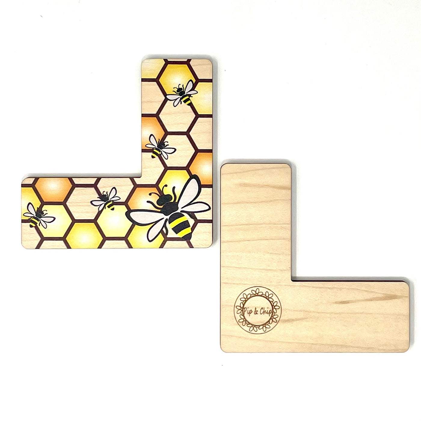 Bee magnetic pattern marker - cross Stitch and embroidery tool