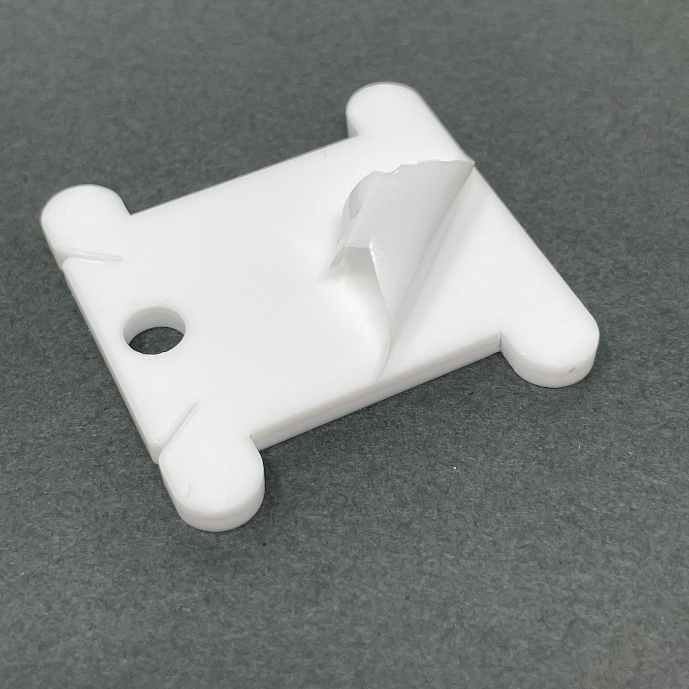 WHITE 3mm acrylic bobbins (sets of 24, 60 or 84 bobbins) - blank