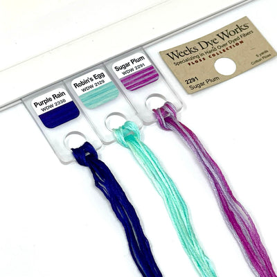 Weeks Dye Works set of colour vinyl labels (x343) suitable for Annie’s Keepers floss drops