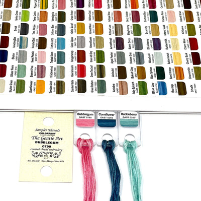 Gentle Arts Sampler Threads set of colour vinyl labels (x227) suitable for Annie’s Keepers floss drops