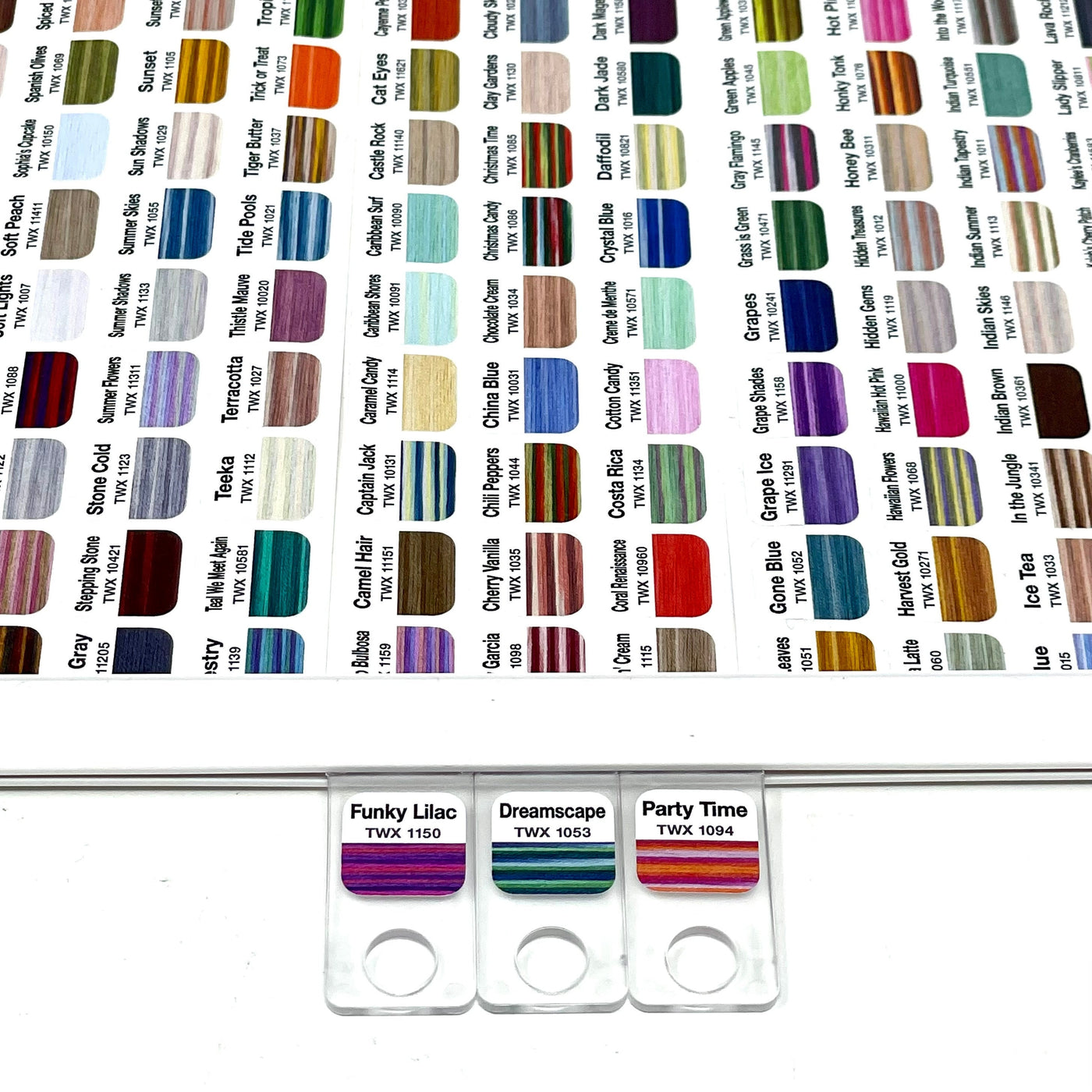ThreadworX set of colour vinyl labels (x278) suitable for Annie’s Keepers floss drops