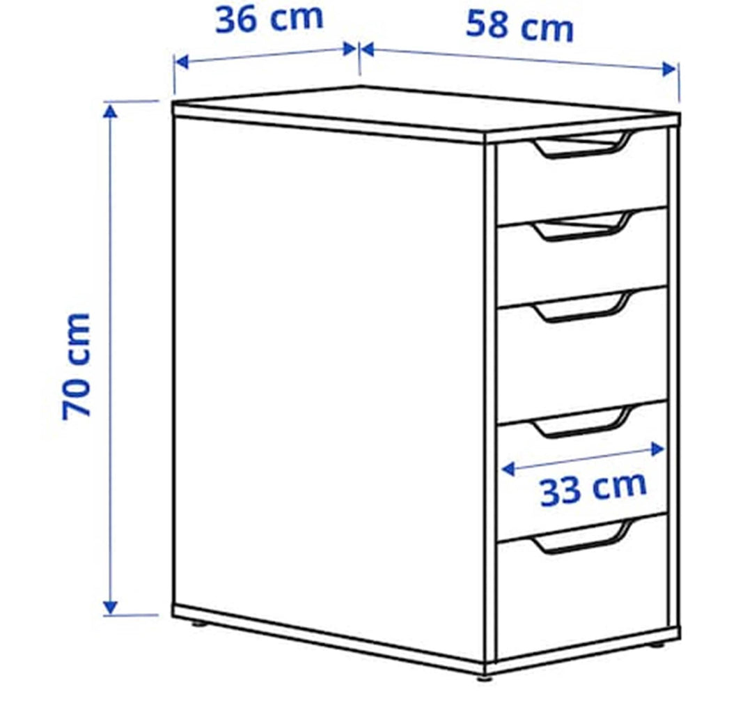 Lighthouse decals for IKEA Alex 5 drawer unit (not included)