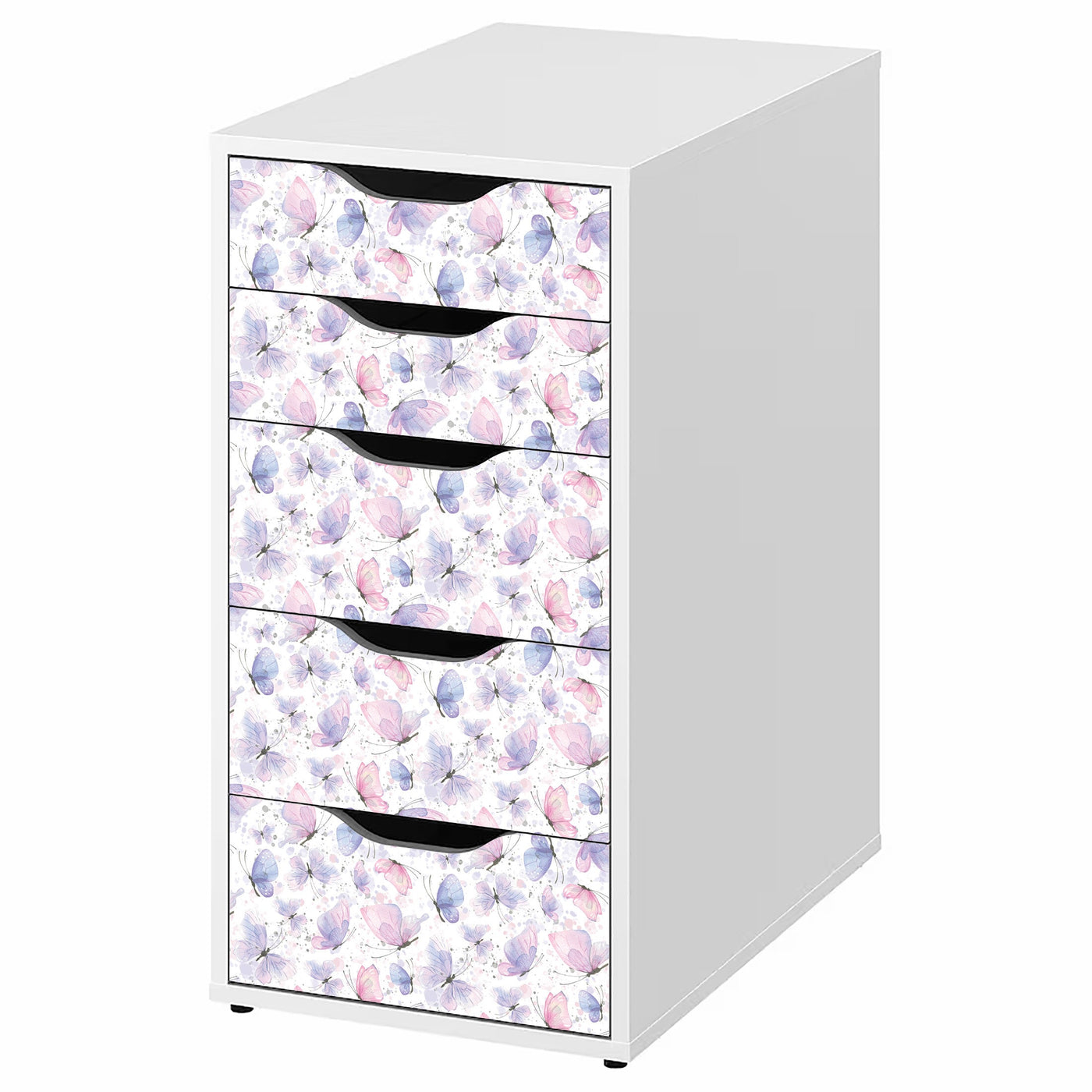 Butterfly decals for IKEA Alex 5 drawer unit (not included)