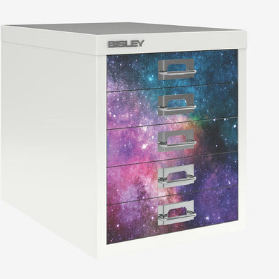Galaxy decals for Bisley 5 drawer cabinet (not included)
