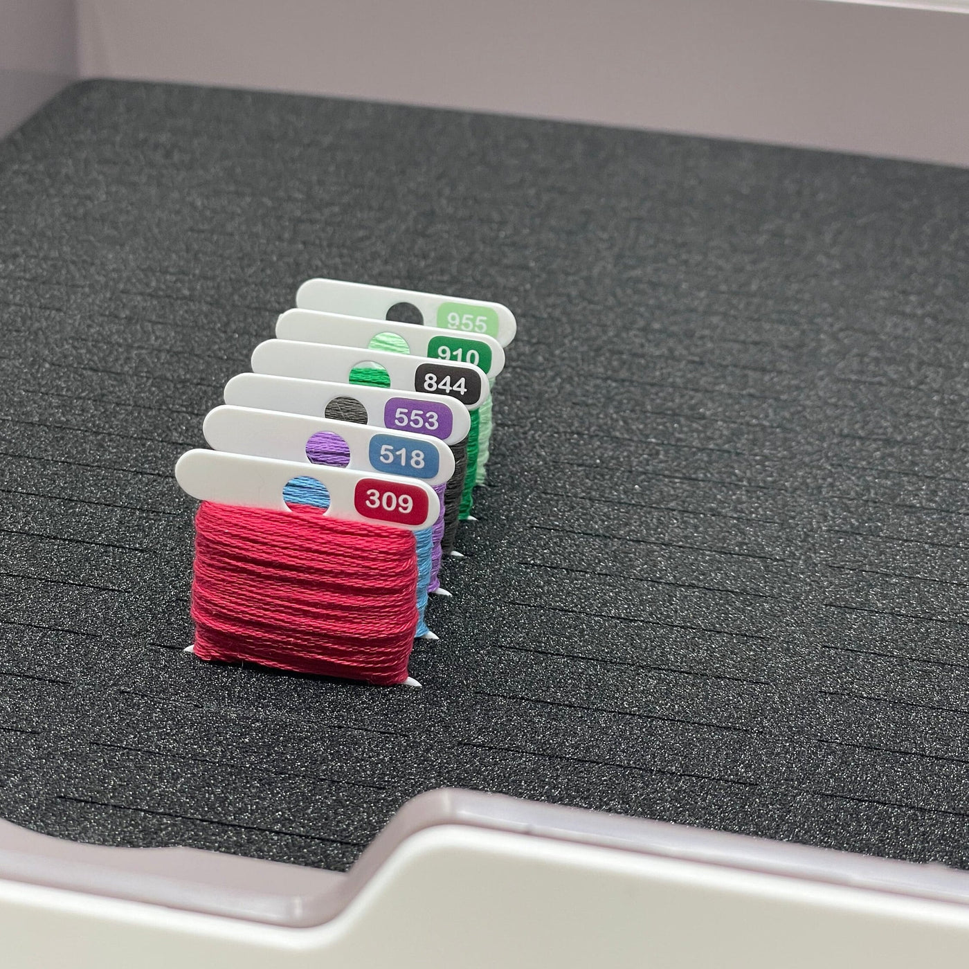 Bobbin foam inserts for Durable Varicolor 5 drawer (foam only, drawers not included)