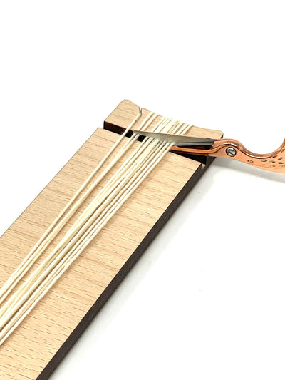 Wooden Floss ruler 12/24" or 18/36" - tool to help you cut your thread the same length every time