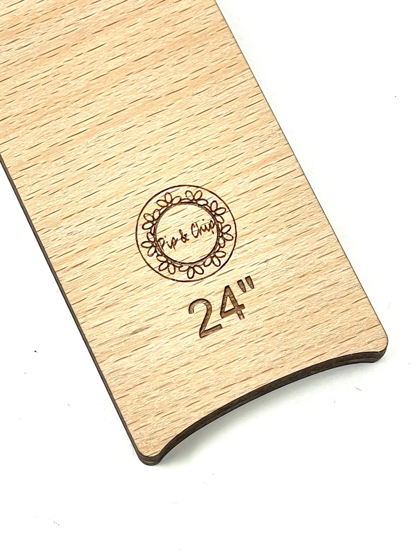 Wooden Floss ruler 12/24" or 18/36" - tool to help you cut your thread the same length every time